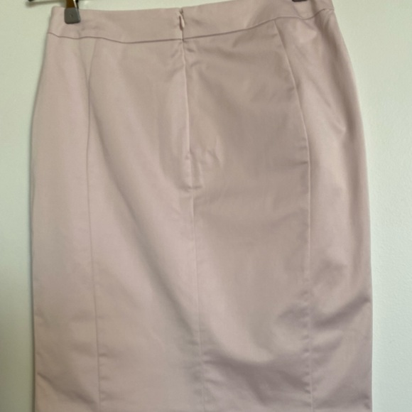 Jupe fuseau rose tendre doublée - Picture 4 of 8